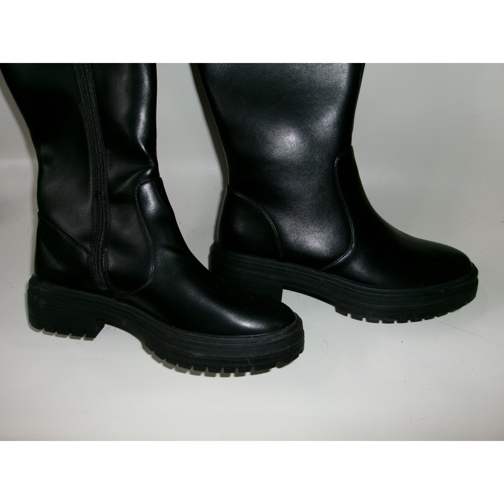 GAP Tall Vegan Black Leather Boots Size 8 – New Never Used - Picture 2 of 4